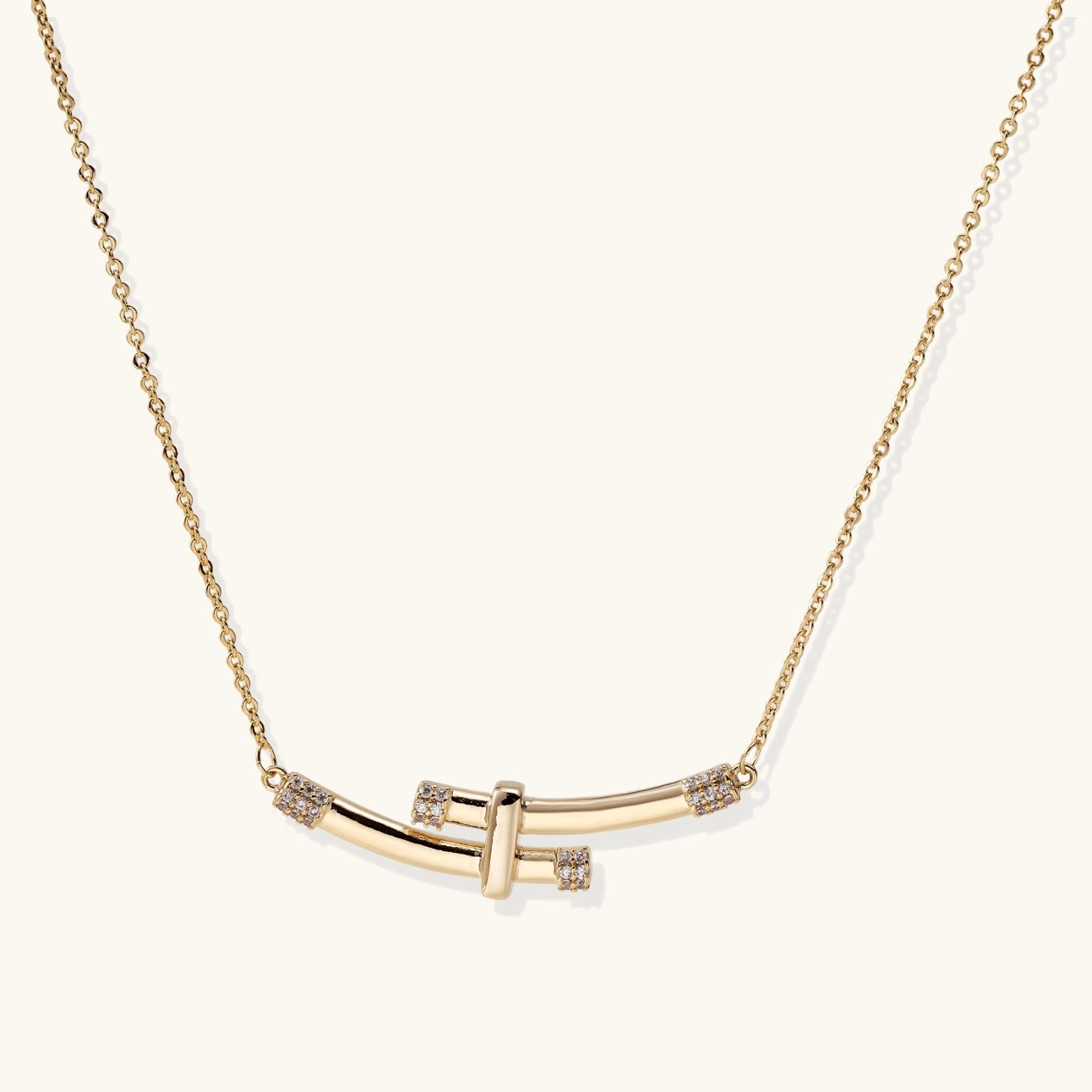 The Duet Arc Necklace