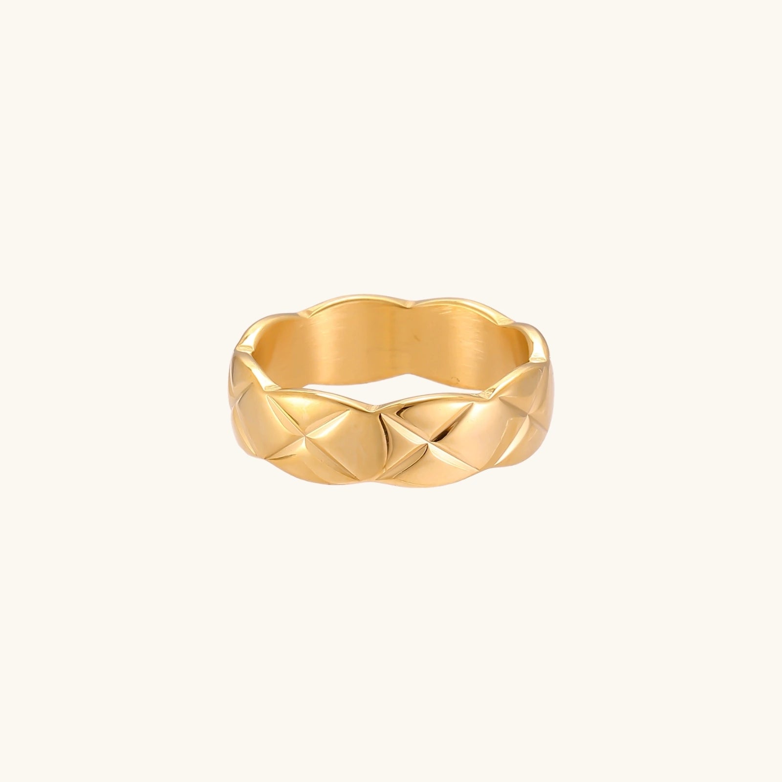 The Grid Ring — In Gold